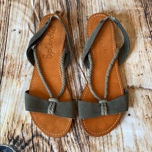 Splendid Suede and Leather Sandals